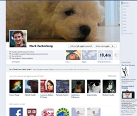 La Time line di Facebook. Anche Mark Zuckerberg ce l'ha.
